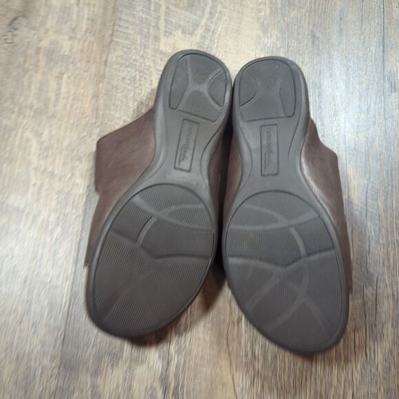 Natural Soul by Naturalizer Sandals Womens Size 8.5 M Brown Causal Comfort - Picture 15 of 15